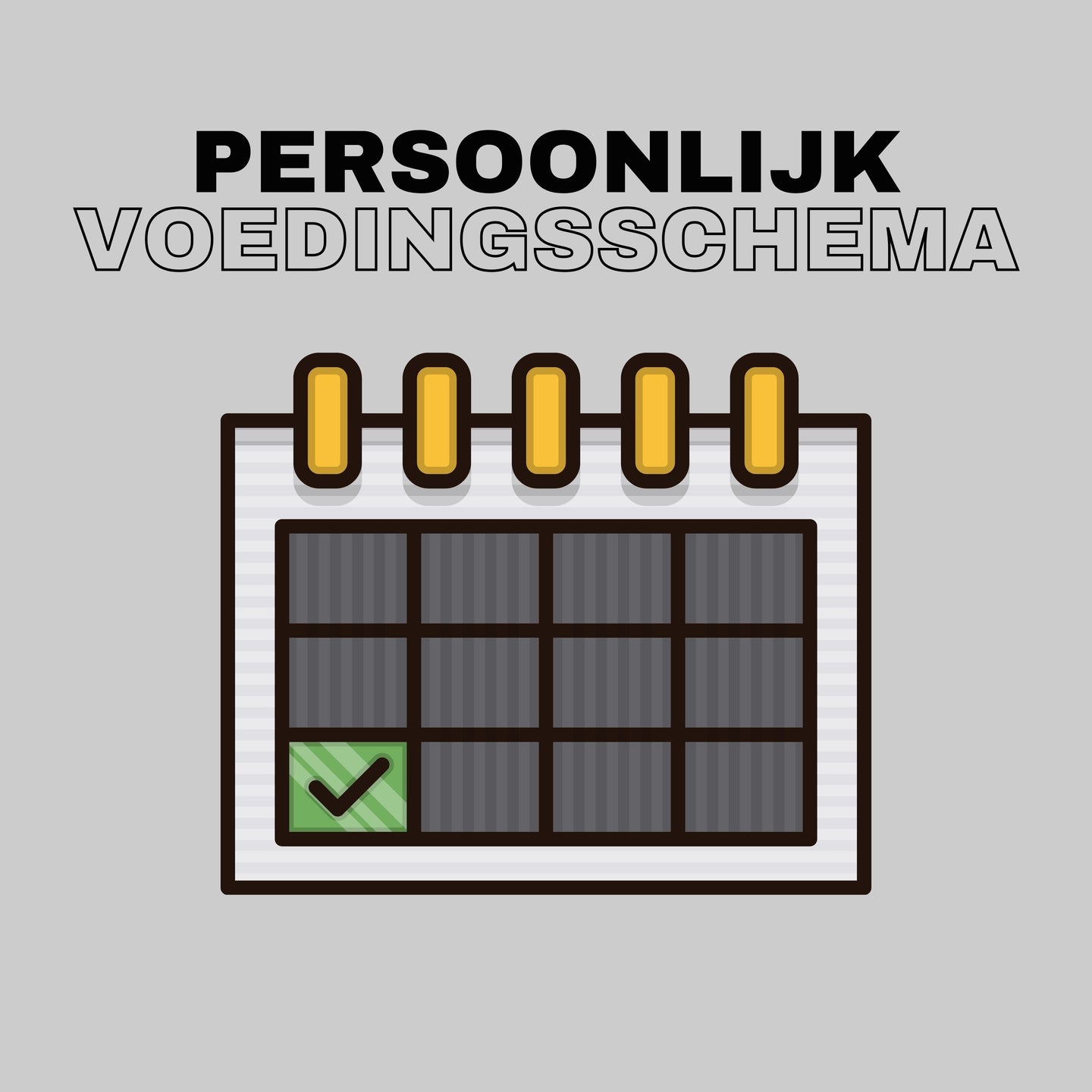 voedingsschema afvallen en spieropbouw